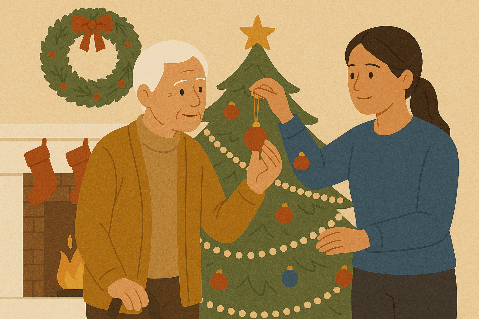 Natal com uma pessoa dependente: dicas práticas e emocionais